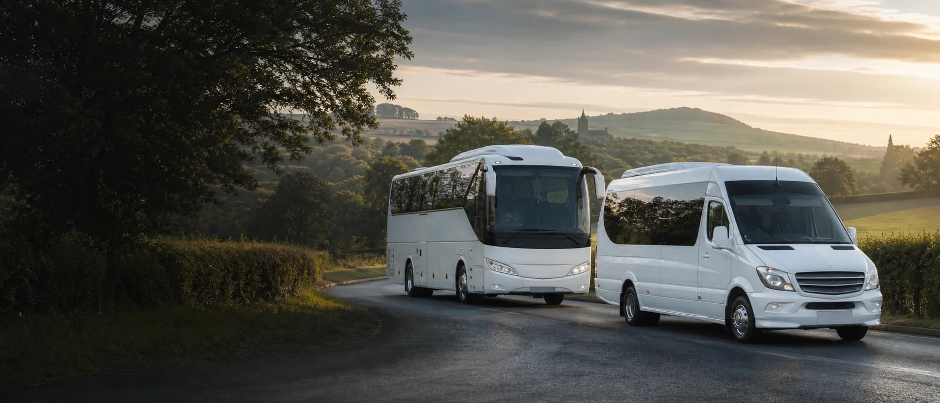 Coach hire with a driver for larger groups in Glasgow