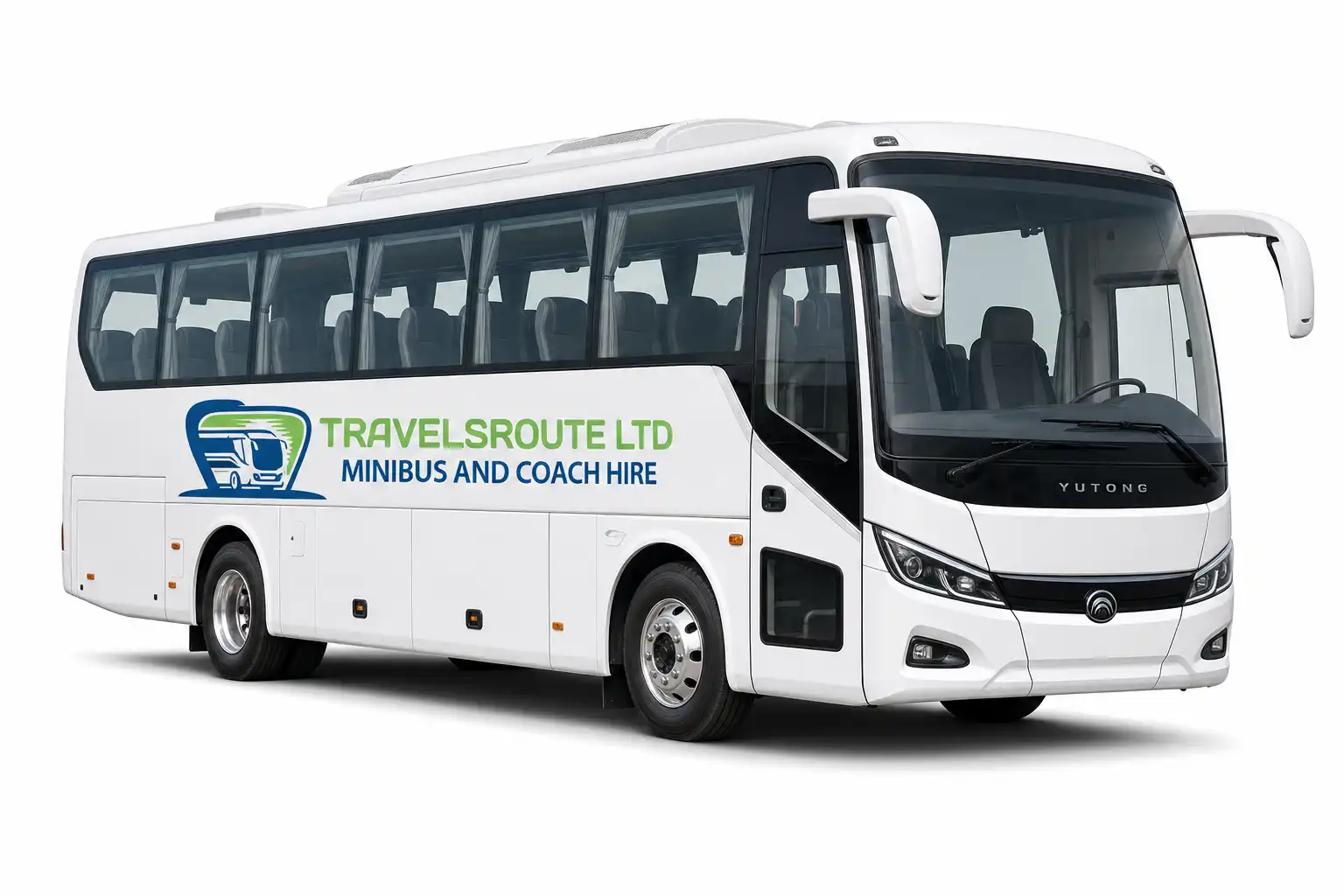 Coach prepared for a school trip departing Glasgow