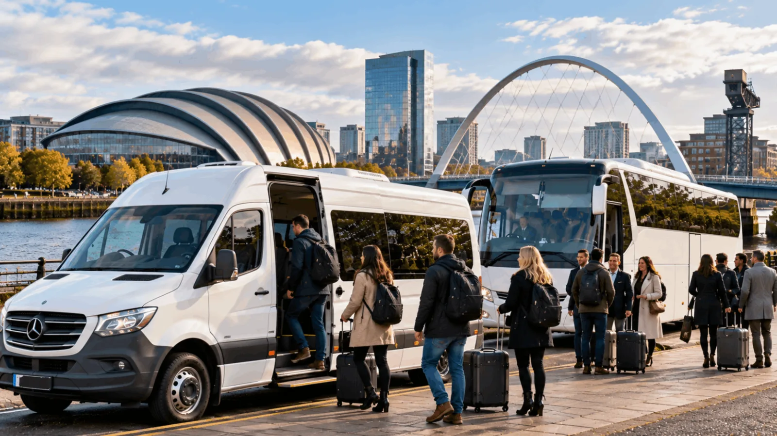 Minibus & Coach Hire Glasgow With Driver | 8–77 Seats